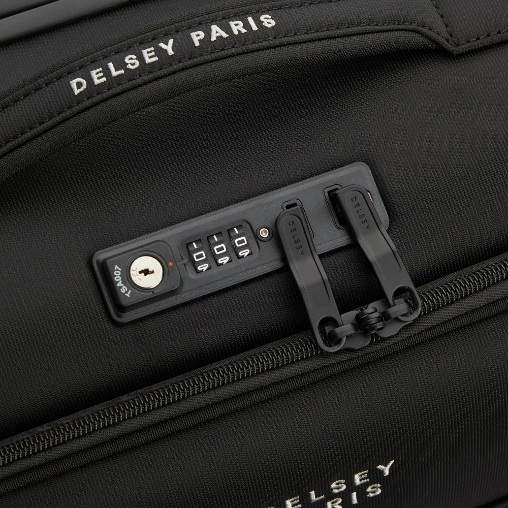 Kabinový kufr Delsey Brochant 3.0 SLIM 55 cm 225780350 - černý