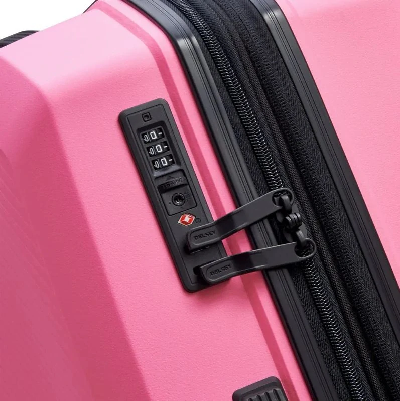 Kabinový kufr Delsey Anvers SLIM 55 cm EXP 310580319 - růžový