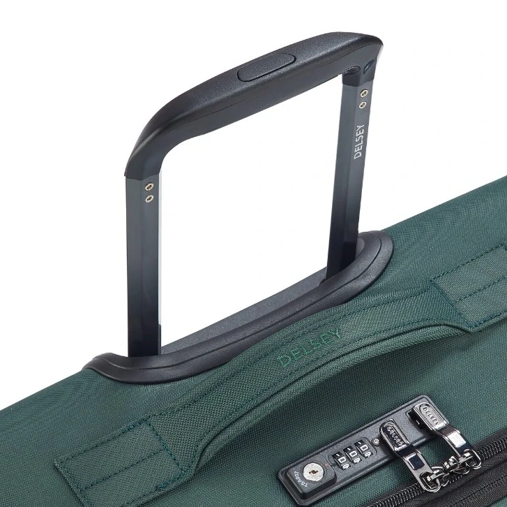Kabinový kufr Delsey Dita SLIM 55 cm EXP 342180303 - zelený