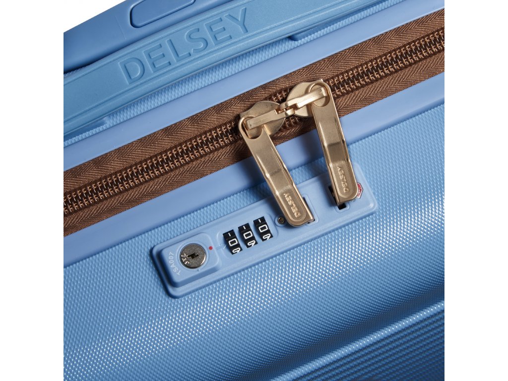 Kabinový kufr Delsey Freestyle SLIM 55 cm 385980342 - modrý