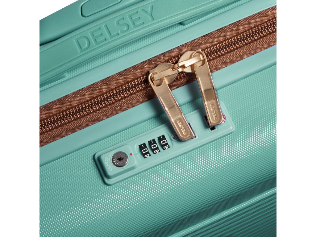 Cestovní kufr Delsey Freestyle 76 cm 385982143 - mentolově zelený