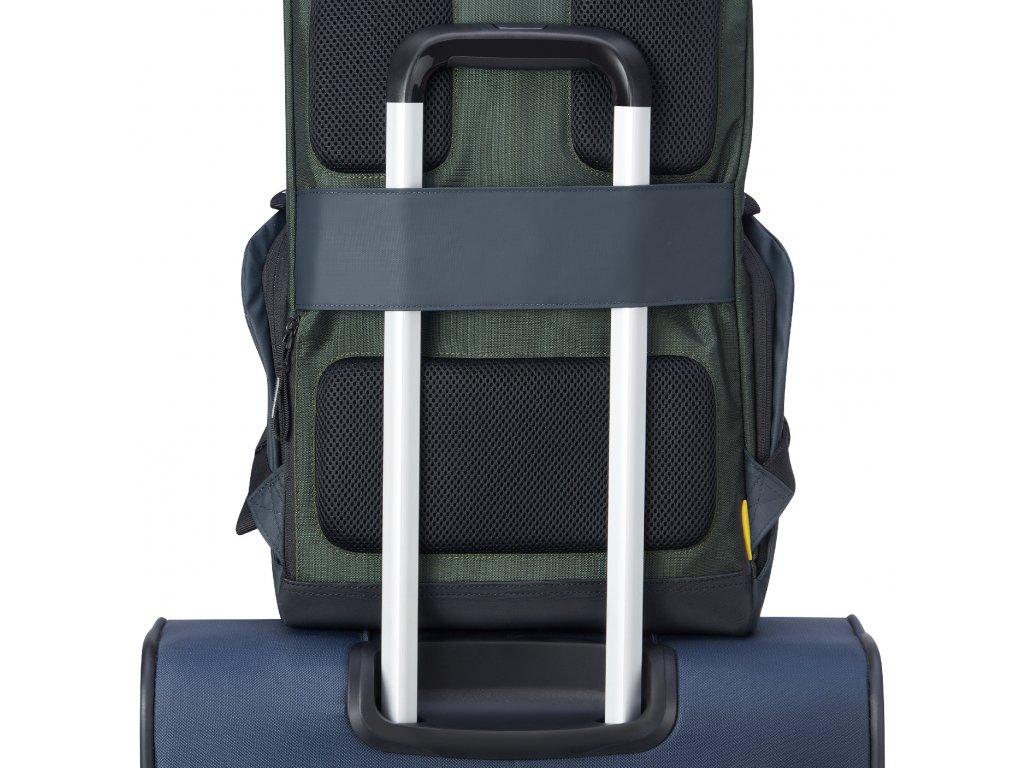 Batoh na notebook 16" Delsey Securflap 202061013 - zelený