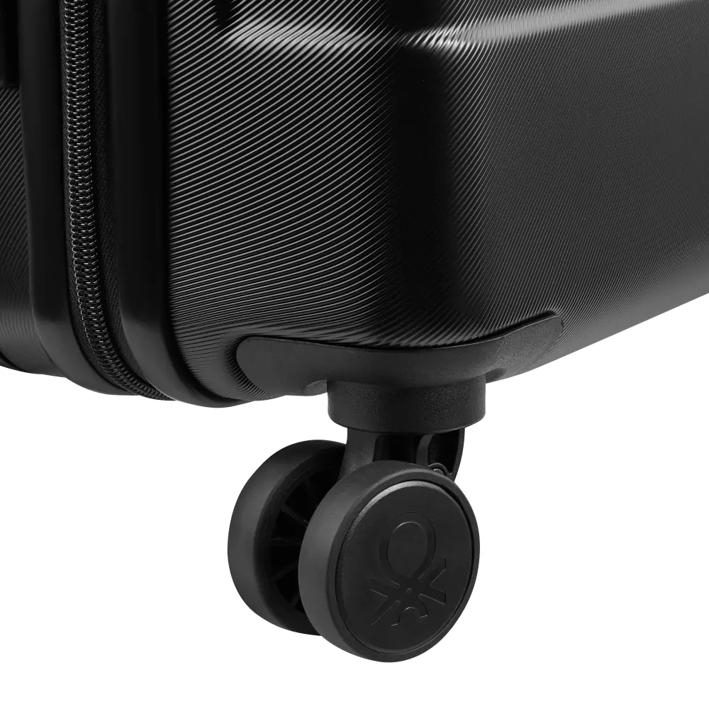 Kabinový kufr Delsey X Benetton NOW Hardside SLIM 55 cm 376280300 - černý