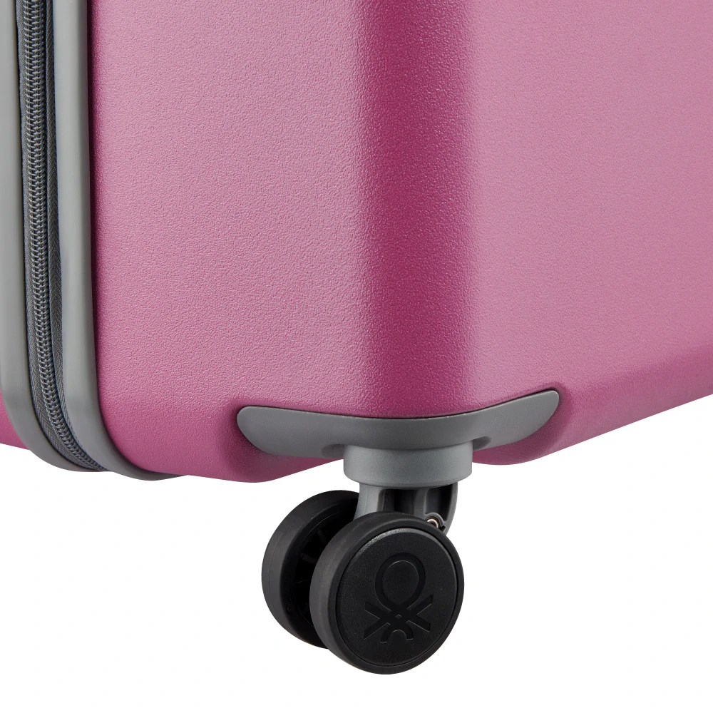 Cestovní kufr Delsey X Benetton UCB Hardside 76 cm 376882109 - růžový