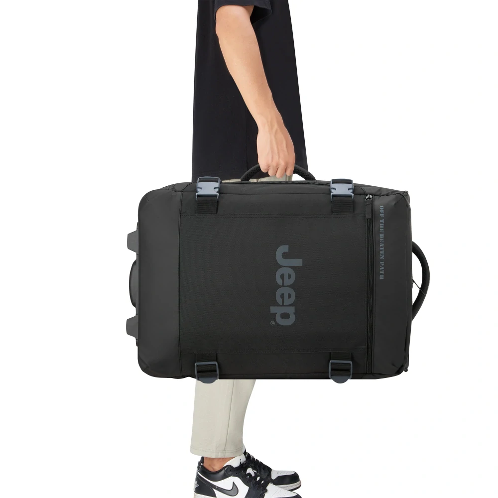 Cestovní taška na kolečkách Delsey X JEEP JS007C 55 cm 374021000 - černá