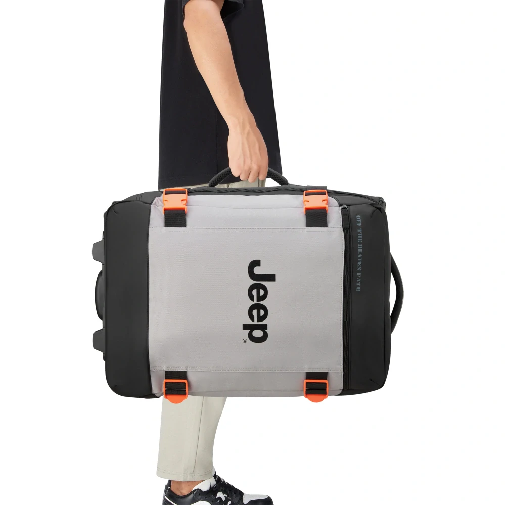 Cestovní taška na kolečkách Delsey X JEEP JS007C 55 cm 374021011 - šedá