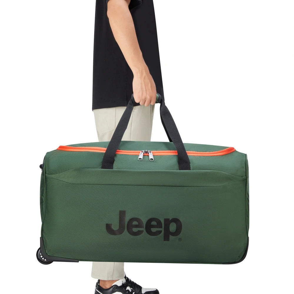 Cestovní taška na kolečkách Delsey X JEEP JS009D 73 cm 374124003 - zelená