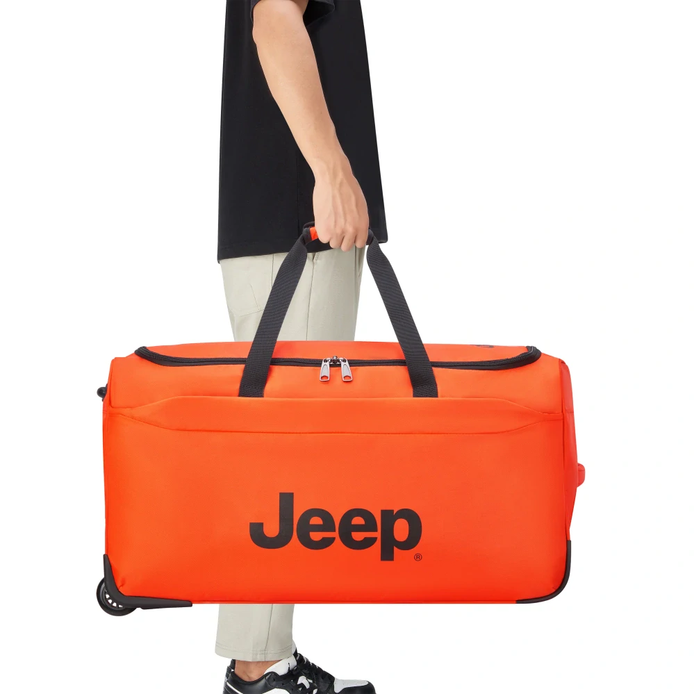 Cestovní taška na kolečkách Delsey X JEEP JS009D 73 cm 374124025 - oranžová