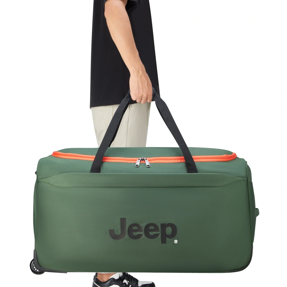 Cestovní taška na kolečkách Delsey X JEEP JS009D 82 cm 374126003 - zelená
