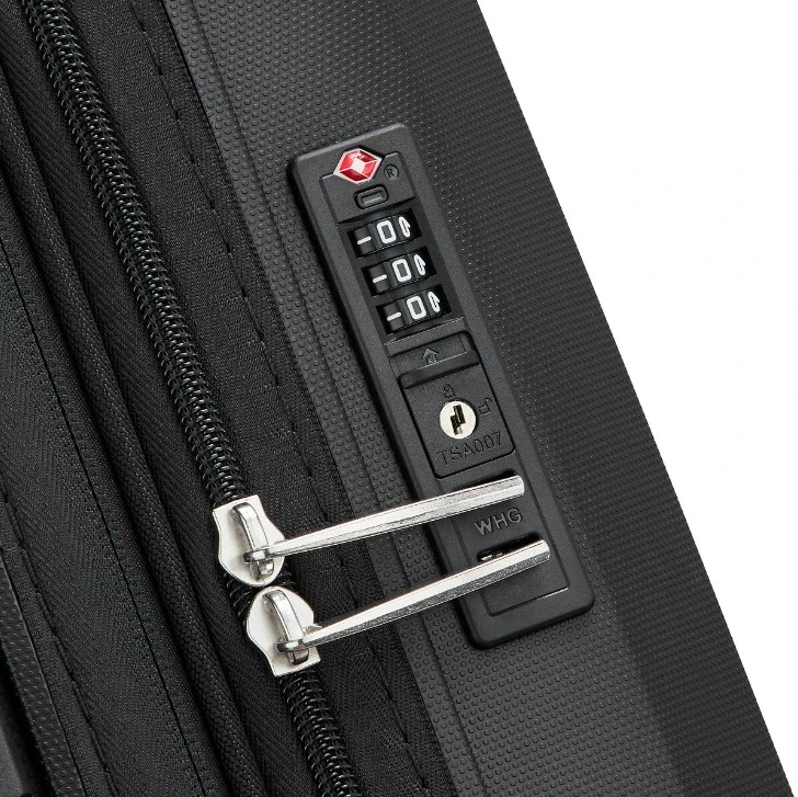 Kabinový kufr Delsey Unlock SLIM 55 cm EXP 310980300 - černý