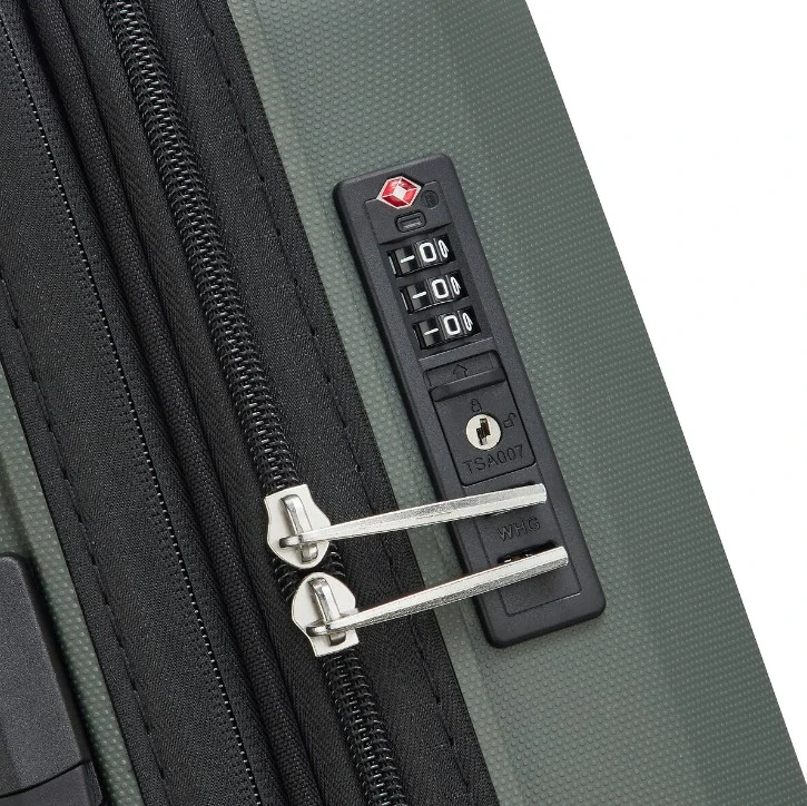 Kabinový kufr Delsey Unlock SLIM 55 cm EXP 310980313 - zelený