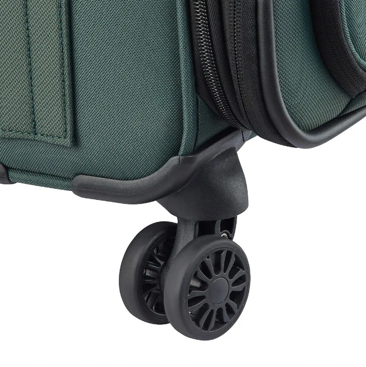 Kabinový kufr Delsey Dita SLIM 55 cm EXP 342180303 - zelený