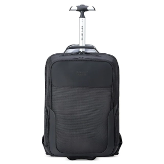 Batoh na kolečkách s trolley Delsey Parvis Plus 394465000 - černý