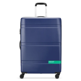 Cestovní kufr Delsey X Benetton NOW Hardside 76 cm 376282102 - modrý