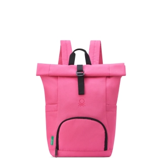 Rolovací batoh Delsey X Benetton BE 376361009 - růžový