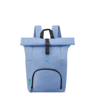 Rolovací batoh Delsey X Benetton BE 376361012 - světle modrý