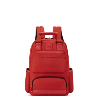Batoh Delsey X Benetton Color Block 376461004 - červený