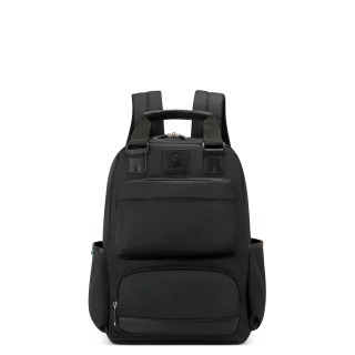 Batoh Delsey X Benetton Color Block 376461000 - černý