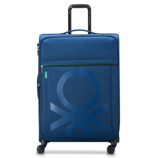 Cestovní kufr Delsey X Benetton Color Block 77 cm 376482102 - modrý