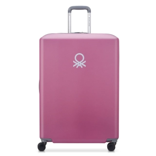 Cestovní kufr Delsey X Benetton UCB Hardside 76 cm 376882109 - růžový