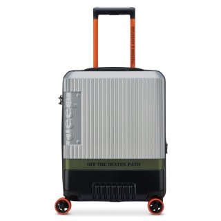 Kabinový kufr Delsey X JEEP JH001A SLIM 55 cm EXP 274680311 - stříbrný